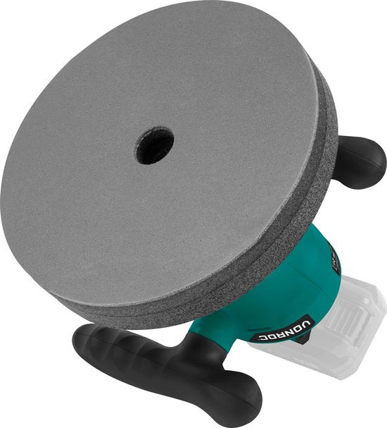 Accu polisher - Poliermaschine 20V - Ø240mm - Inkl. verstellbare Griffe, 2 Polierhülsen und Aufbewahrungstasche - Ohne Akku & Ladegerät
