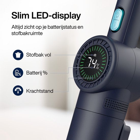 Dustbuster NanoDetect Pro Kabelloser Staubsauger - 120W - Leistungsstarker Handstaubsauger - Kabellos - Auto-Staubsauger - Samako