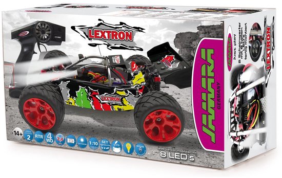 Jamara Lextron ferngesteuertes Modell-Buggy mit Elektromotor 1:10