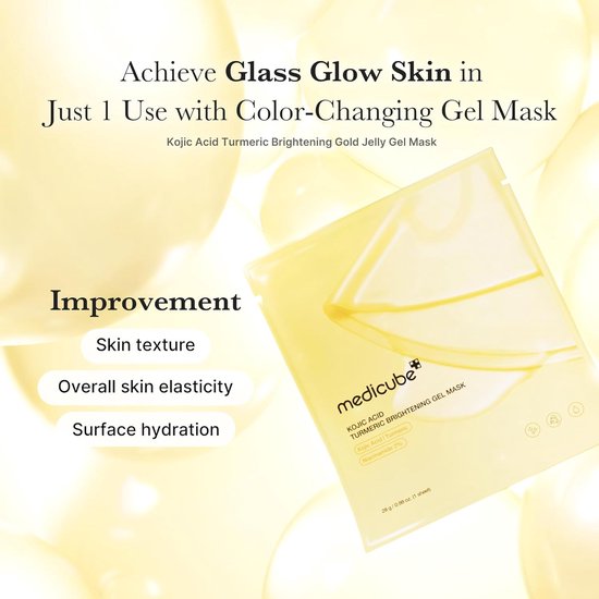 Medicube Kojic Acid & Turmeric Brightening Gel-Maske