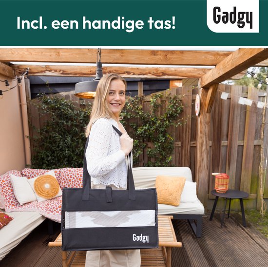 Gadgy Outdoor Teppich XXL - Outdoor Teppich 300x200 cm - Gartenteppich Doppelseitig - Picknickdecke Beige Weiß - Outdoorteppich