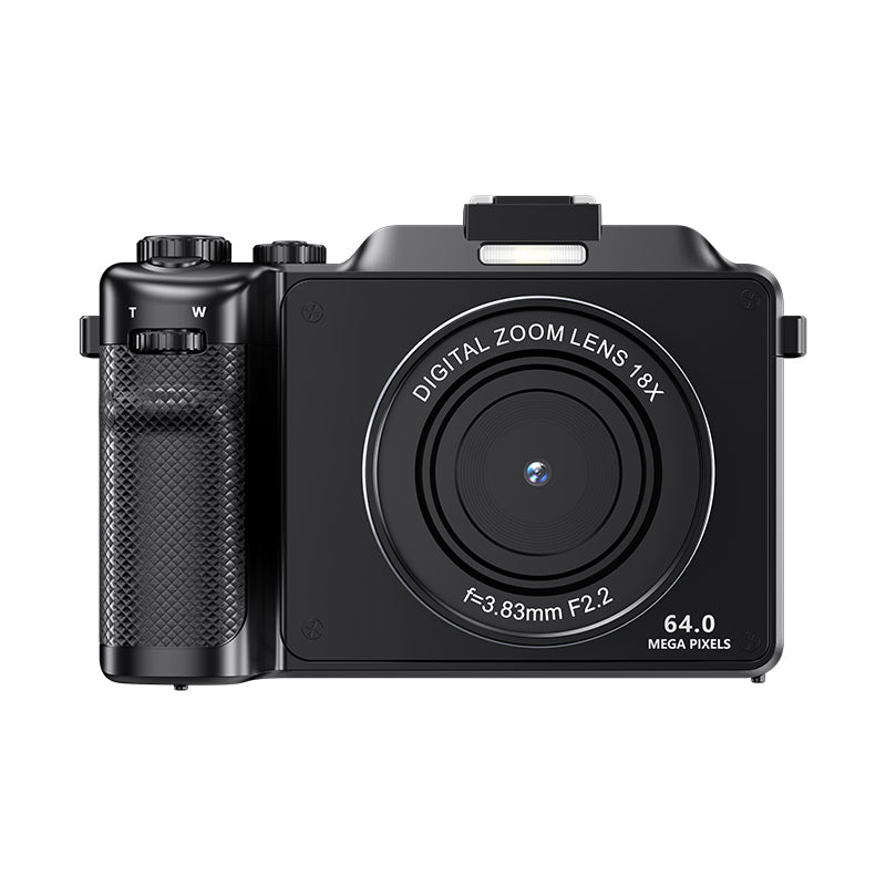 KOMERY X9 digitale 4K-Kamera – 64 MP – schwarz