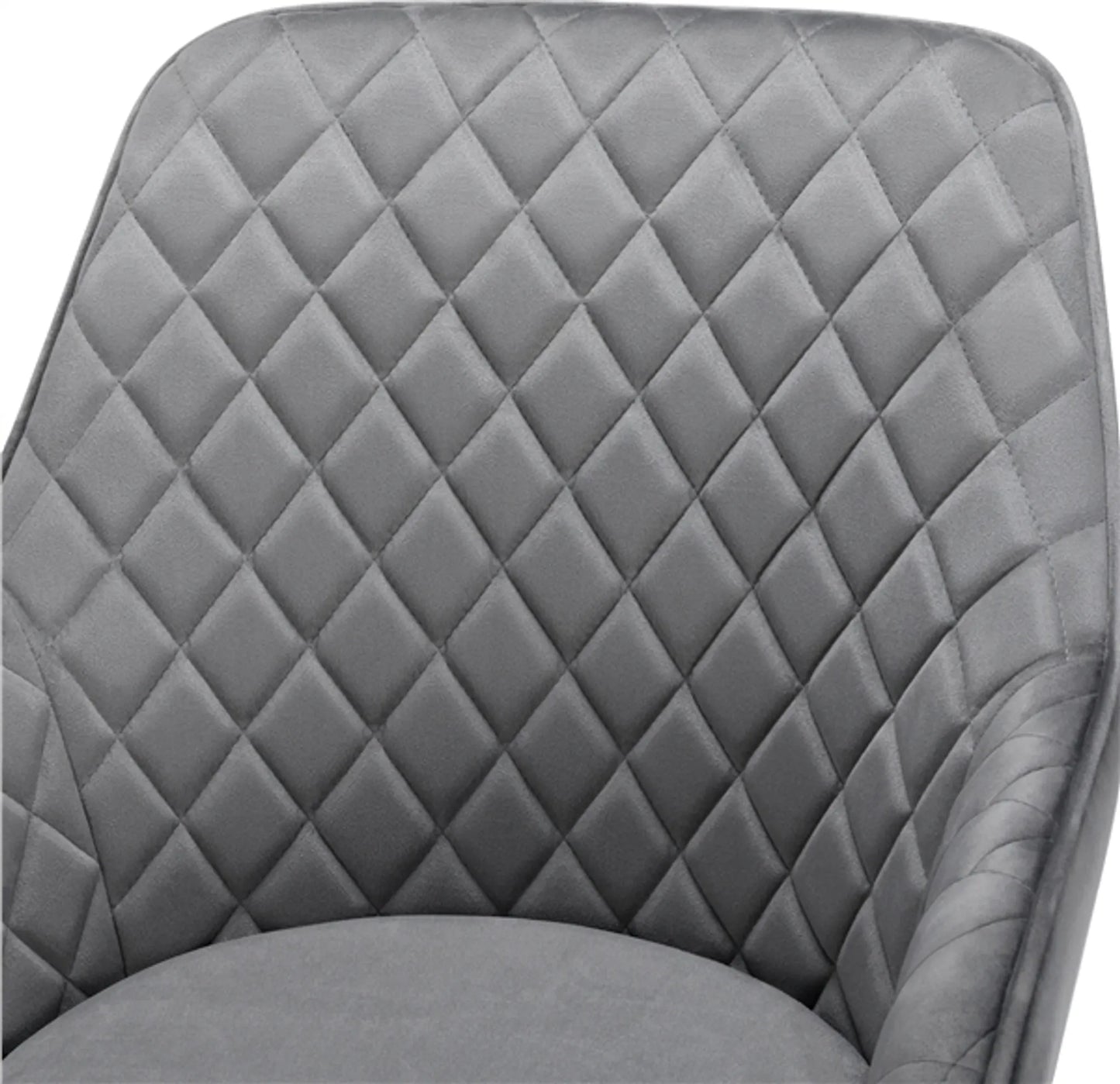 Yaheetech Esszimmerstühle, 2er-Set – Hellgrau – Samt – Mit Armlehnen – 120 kg – 57,5 x 58 x 86,5 cm