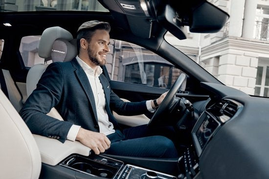 Dunlop Nackenstütze - Autositz Nackenkissen - 100% Memory Foam - Universal Fit - Schwarz