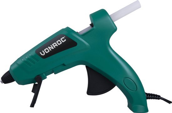 VONROC Klebepistole - 70W - Ø11,2MM - Antitropf-Funktion - Inkl. 56 Klebepatronen