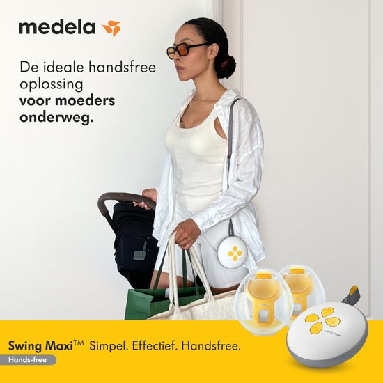 Medela Swing Maxi™ – Freihändige Milchpumpe – Elektrische Doppelpumpe – Bequem und effizient