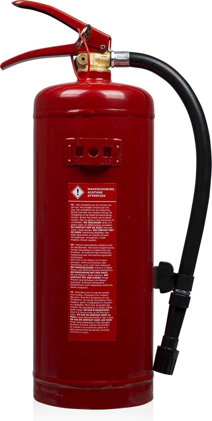 Smartwares FEX-15230 – Schaumfeuerlöscher 3 l – inkl. Aufhängebügel – Brandklassen A und B – BSI-zertifiziert