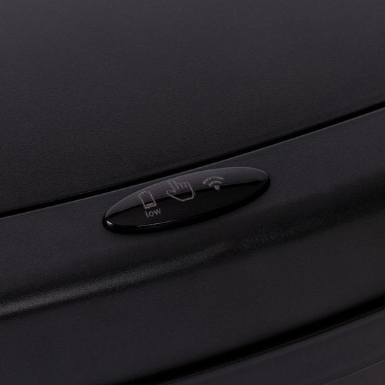 Mülltonne mit Sensor – 50 l – Soft-Close – Fingerabdruckfrei – Hygienische Wahl – Schwarz
