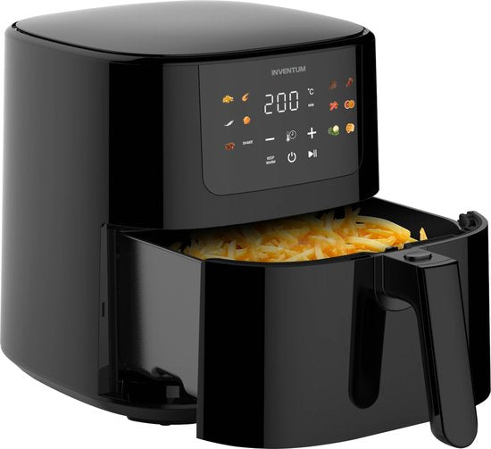 Inventum GF501HLDB - Airfryer - Heißluftfritteuse - 5 Liter - 70 bis 200 Grad - 1500 Watt - Schwarz - Best Buy Juni 2025
