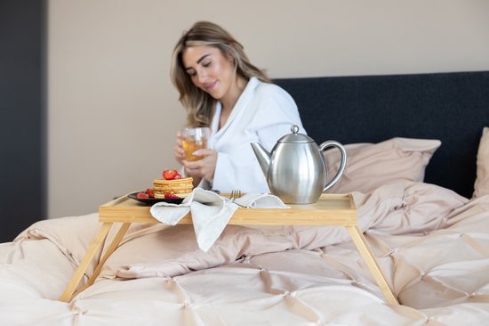 Vaja® Teekanne Valerie aus Edelstahl – Teekanne – Teekanne mit Sieb – Teekanne – Doppelwandige Teekanne – Teekanne mit Warmhaltefunktion – Teekanne aus Edelstahl – 1,2 Liter