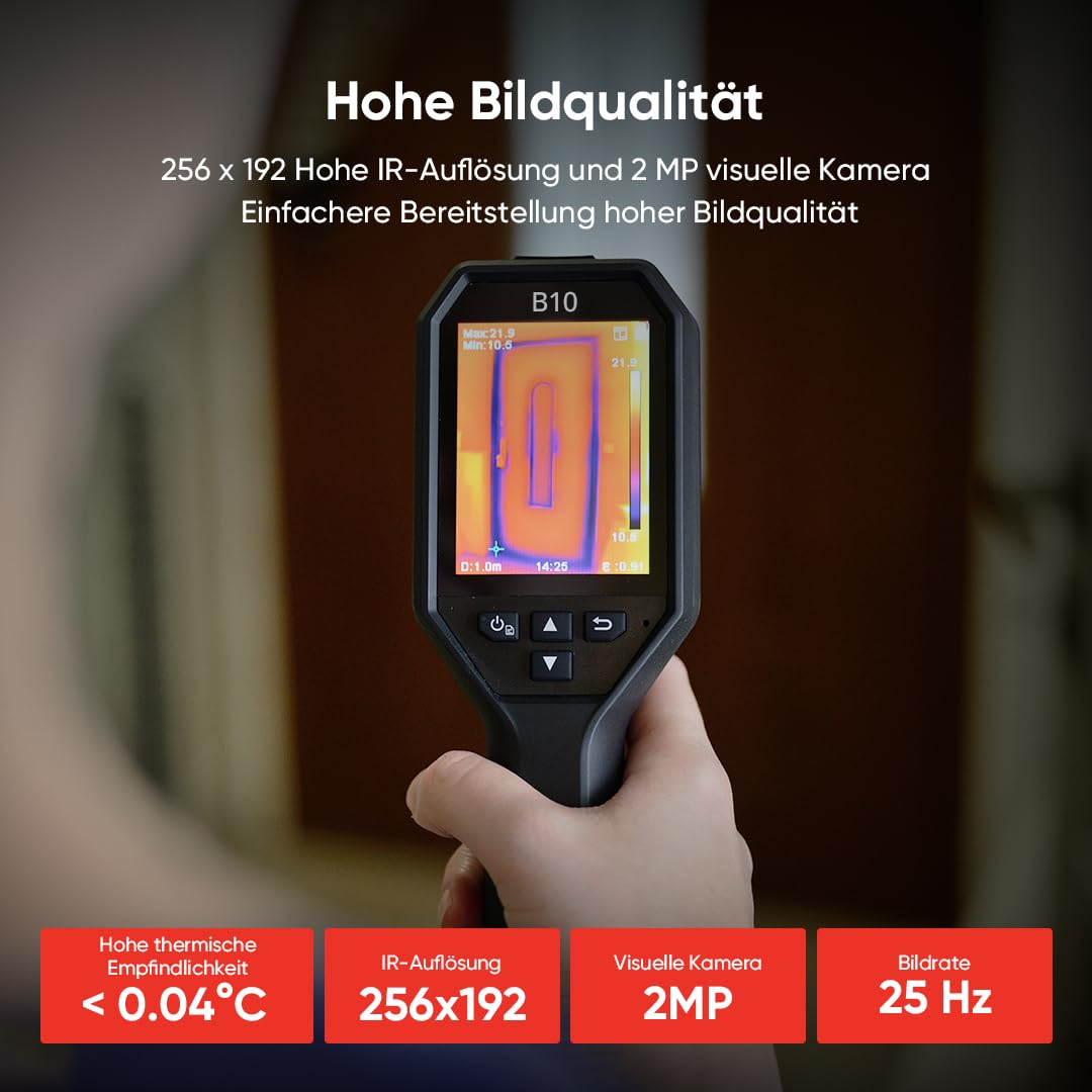 HIKMICRO Wärmebildkamera B10 – IR-Auflösung 256 × 192