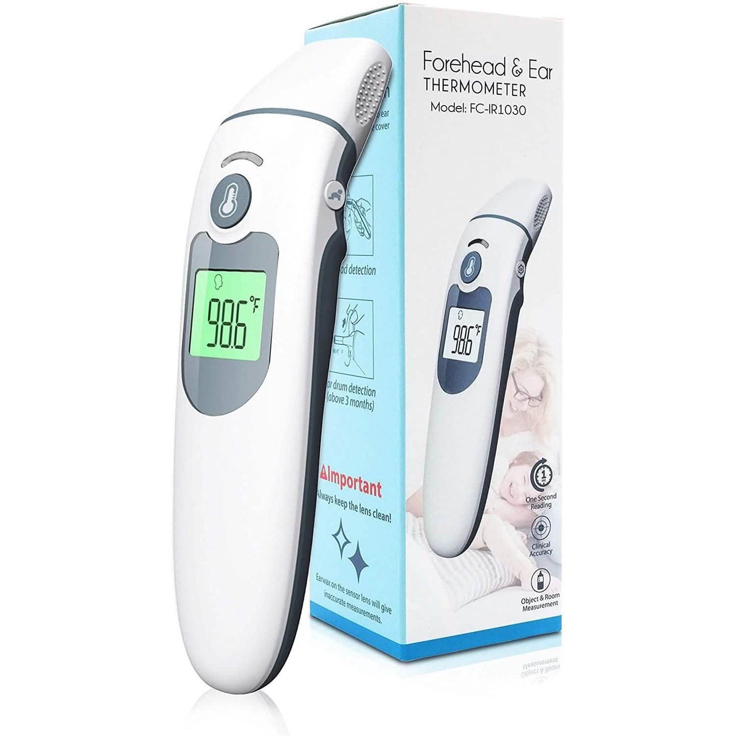 SFC Infrarot-Thermometer FC-IR1030 – Stirn und Ohr