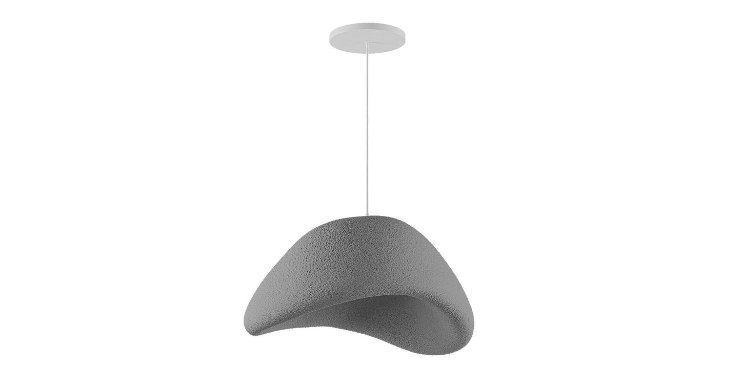 Wabi Loom - Wabi Sabi Nomu Deckenleuchte - Betonoptik - Betongrau - Ø 50 cm