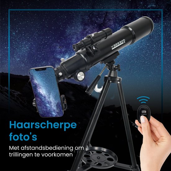 ODESSEYÂ¬Ã† BLACK HOLE Edition Refractor Telescoop 250 X Zoom â€šÃ„Ã¬ Sterrenkijker â€šÃ„Ã¬ Telescoop Kinderen & Volwassenen â€šÃ„Ã¬ Sterrenkijker voor Kinderen â€šÃ„Ã¬ Sterrenkijker Telescoop