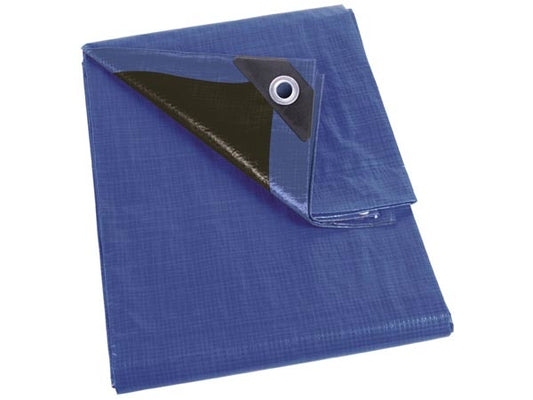 Perel Plane - Blau/Schwarz - Ultra-stark - 3 X 4 M
