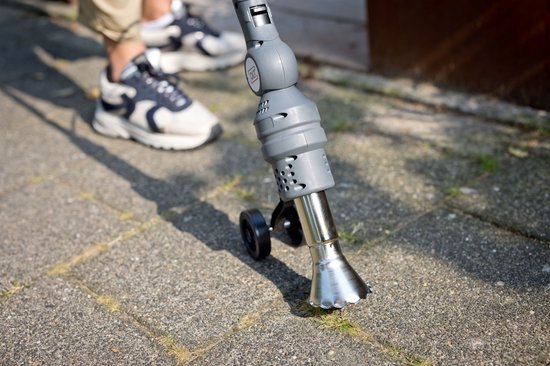 QLT 3-in-1 Elektrischer Unkrautbrenner - BBQ-Anzünder - Farb- und Lackbrenner - 2000W - Mit 5 Aufsätzen & Rädern