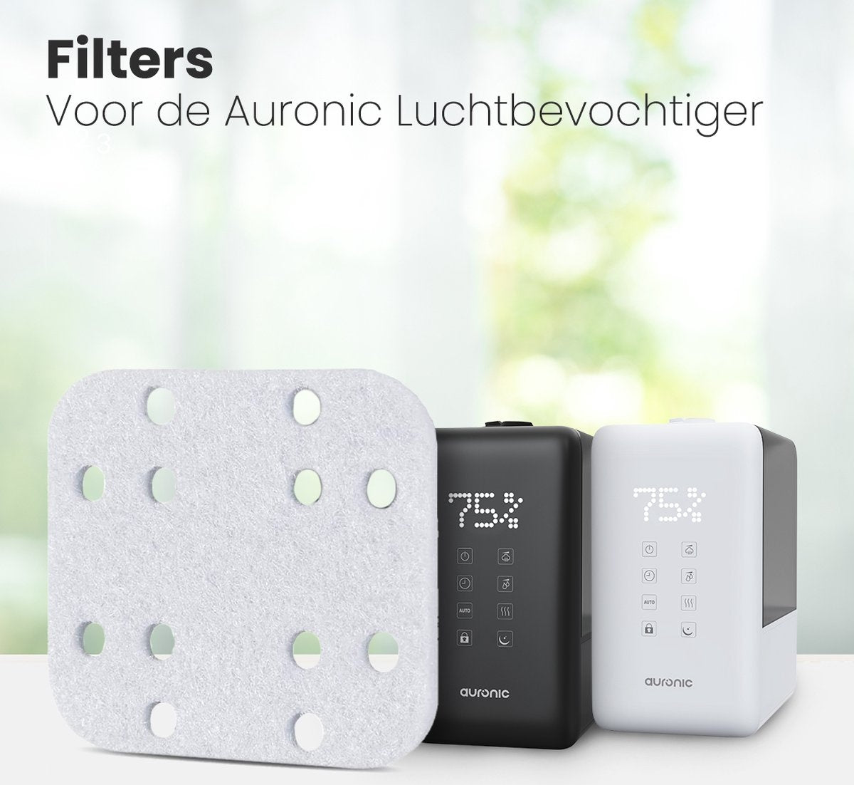Auronic Luftbefeuchter-Filter - 10 Stück - für Luftbefeuchter AU3156 und AU3157