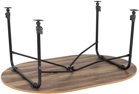 Bo-Camp Tisch - Feder - Oval - 130x90 cm