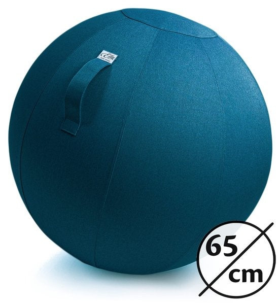 Sitzballüberzug 65cm - Für EL Life Sitzbälle - Leinen Grün-Blau