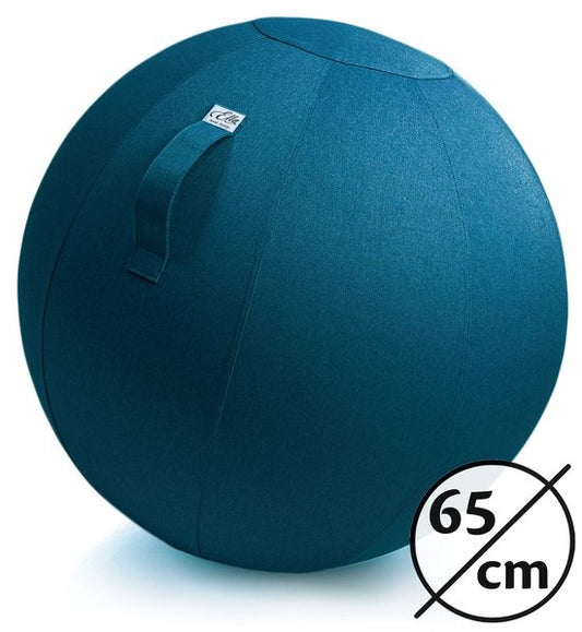Sitzballüberzug 65cm - Für EL Life Sitzbälle - Leinen Grün-Blau