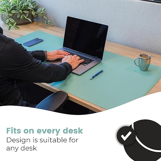 Wurk Schreibtischunterlage - 80 x 40 cm - türkis