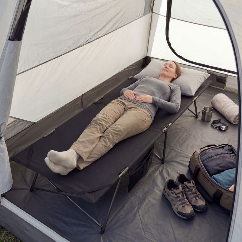 Trvlmore Feldbett - 213 x 79 x 50 cm - extra groß - faltbar - Campingbett