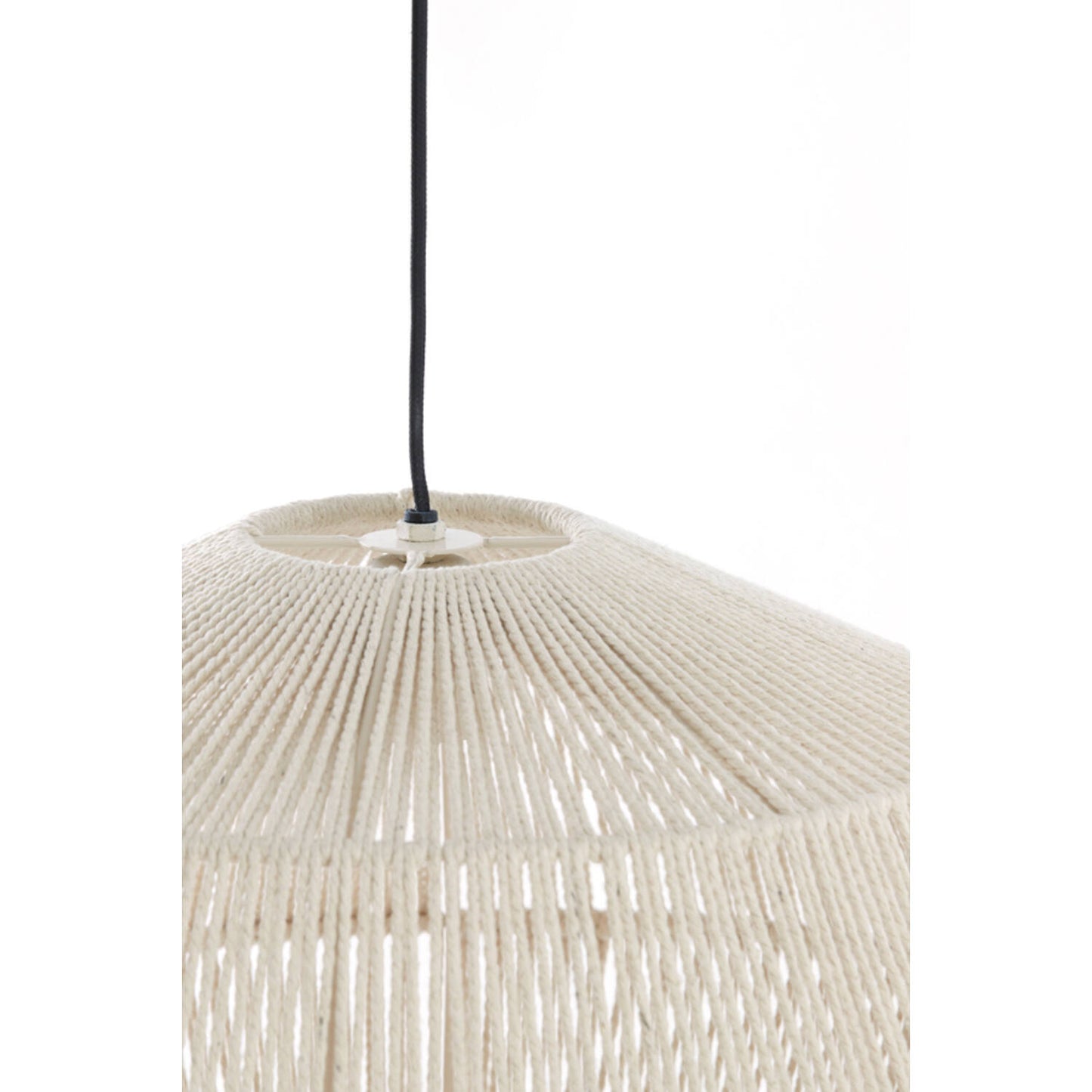 Light & Living Deya Hängeleuchte Creme – Ø 49 x 30 cm – Metall