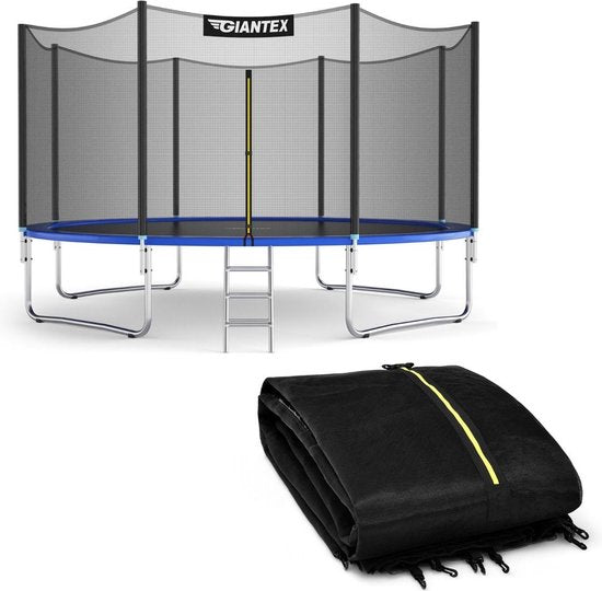 Coast - Trampolin - Sicherheitsnetz - Mit Reißverschluss - 180 cm - Schwarz