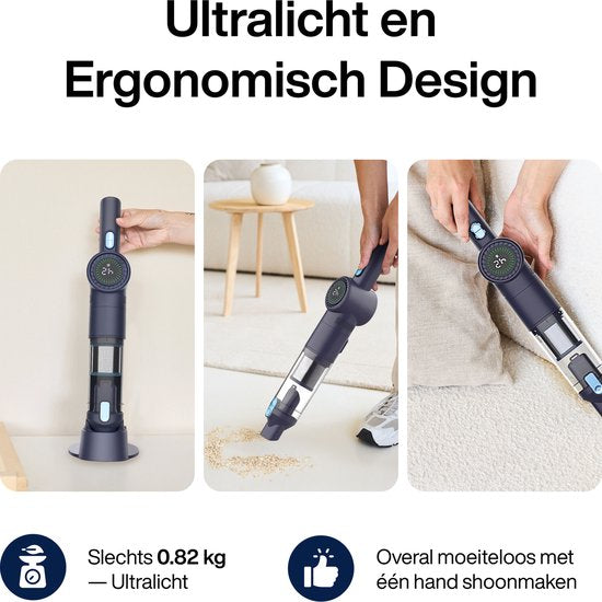 Dustbuster NanoDetect Pro Kabelloser Staubsauger - 120W - Leistungsstarker Handstaubsauger - Kabellos - Auto-Staubsauger - Samako