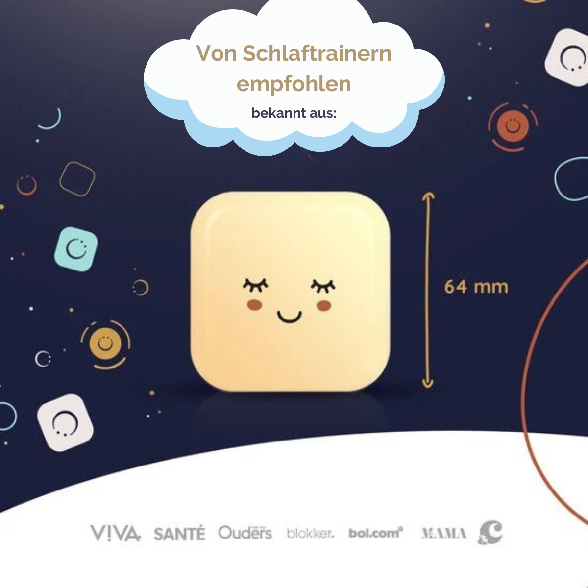 Numsy - Nachtlicht für Babys und Kinder - LED - Steckdose - Automatischer Lichtsensor