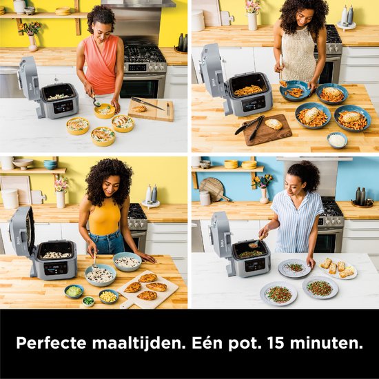 Ninja Speedi Rapid Cooker und Heißluftfritteuse – Multikocher – 10 Kochfunktionen – 5,7 Liter – ON400EU
