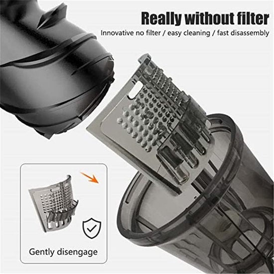 Fuegobird Slowjuicer - Für Obst und Gemüse - 800ml - Rot