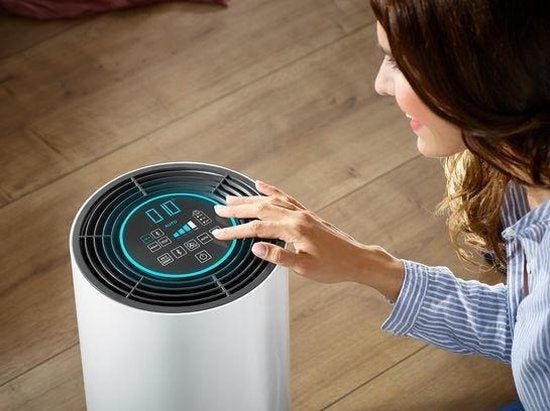 Soehnle Luftreiniger - HEPA- und Aktivkohlefilter - Entfernt 99,5% Bakterien - Leise - Weiß