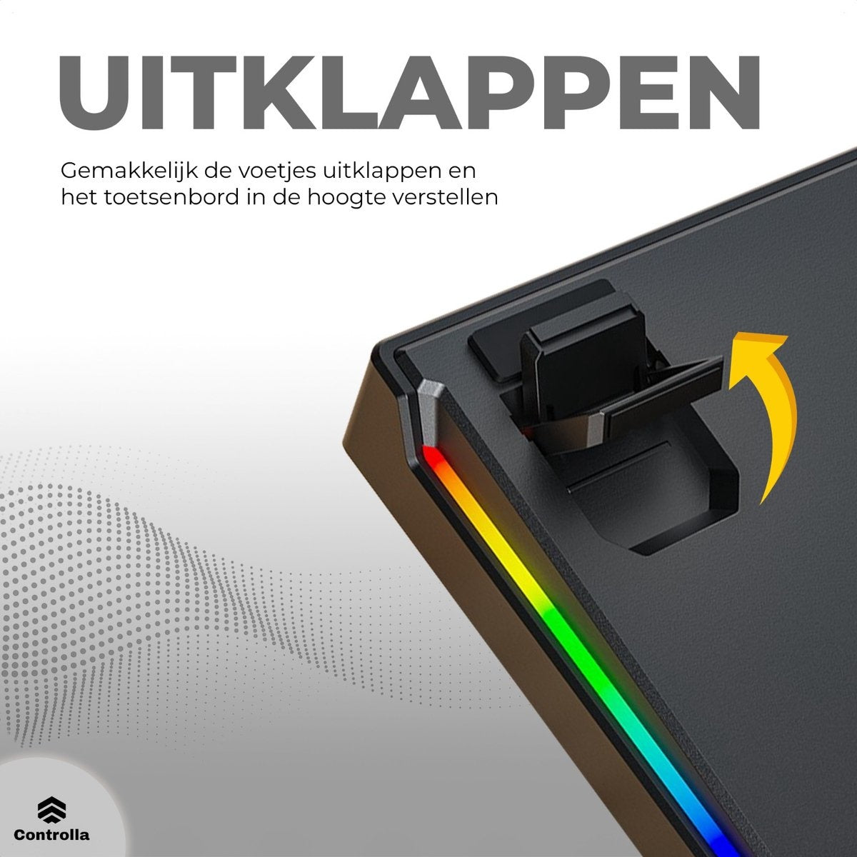 Controlla - Gaming-Tastatur 60 Prozent - Mechanisch - schwarz