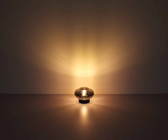 Globo - Pendelleuchte - Shaun - schwarz - Glas Rauchglas - große Esstischlampe - E27 - 15572-4H