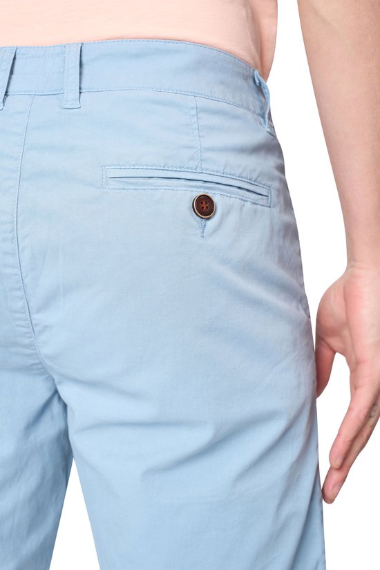 Mario Russo Chino Shorts - Herren-Shorts - Baumwolle - Hellblau - L