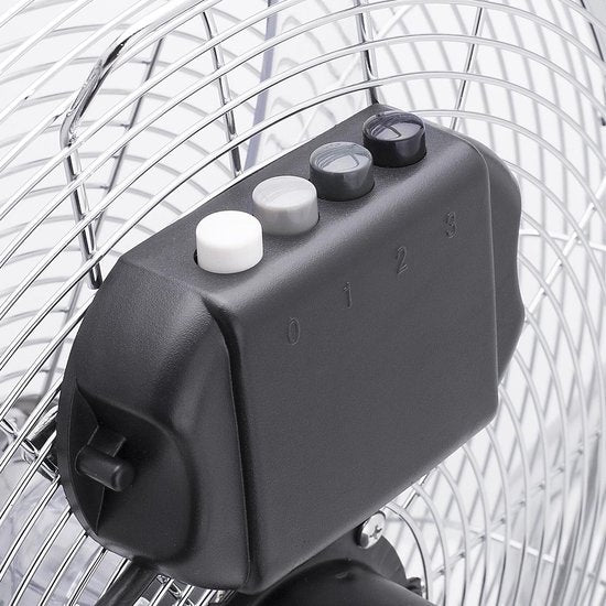 Tristar Metall-Standventilator 50 cm – 3 Stufen – Boxventilator – 130° verstellbar – starker Luftstrom – VE-5885