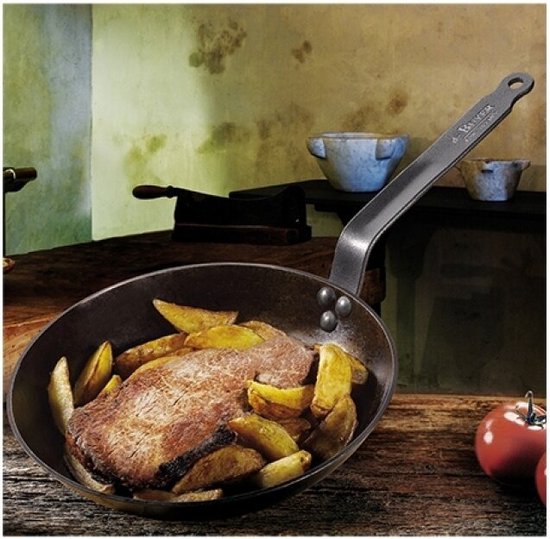 De Buyer Carbone Plus Bratpfanne - Ø Top 28 cm - Stahlblech