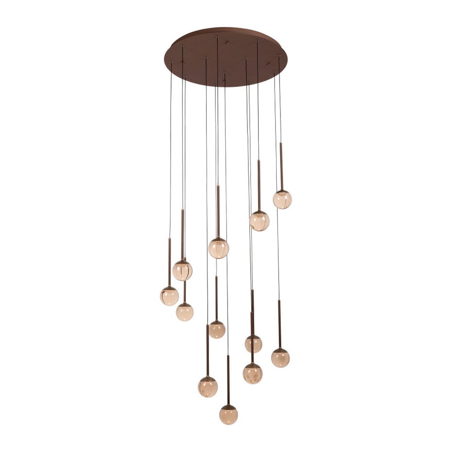 Lucide Calina Hängeleuchte – LED – dimmbar – Ø 69,9 x 209,3 cm – Kaffee