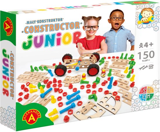 Alexander Toys Constructor Junior – Bausätze zum Selberbauen – 150 Teile