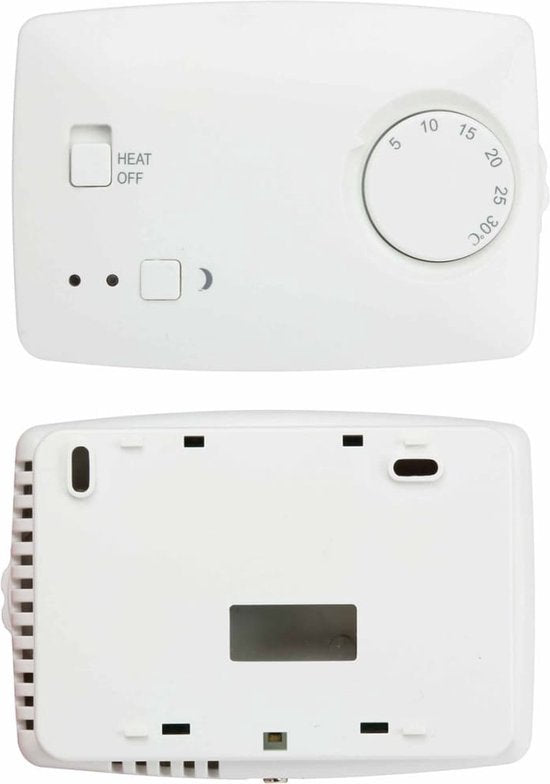Perel Raumthermostat, nicht programmierbar, weiß