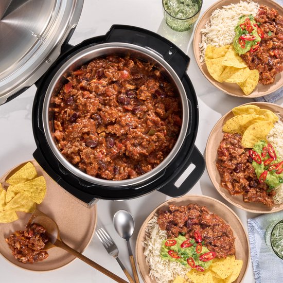 Instant Pot Rio 5,7 l Multikocher – 7-in-1-Schnellkochtopf – Slow Cooker – Dampfgarer – Joghurtbereiter – Bis zu 6 Portionen – Verbesserte Dampfabgabe