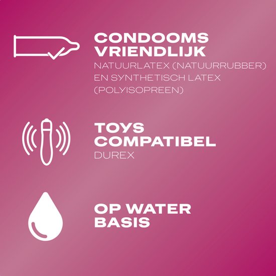 Durex Gleitmittel Crazy Cherry - Kirsche - Wasserbasis - 100ML