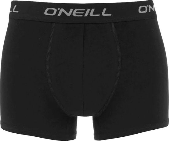 O'Neill Herren Boxershorts Trunks 900003 Solid Grau/Schwarz 3er-Pack - Größe S