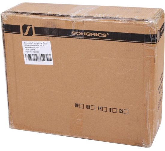 Songmics XL 72 Liter – Großer, zusammenklappbarer Wäschekorb – Bambus – waschbares Innenfutter – 40 x 30 x 60 cm