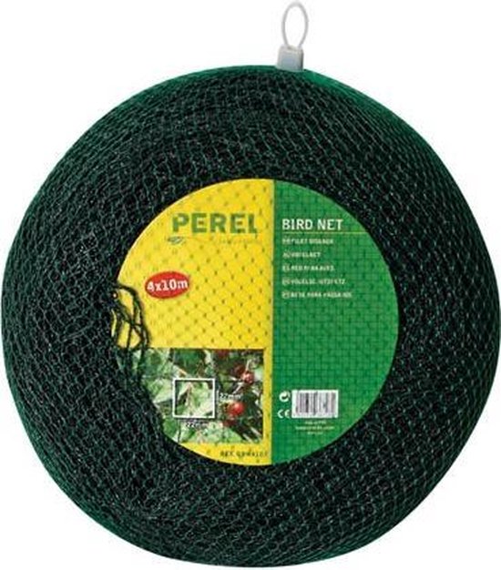 Vogelnetz, Polyester, Maschenweite 2 cm², 4 x 10 m, grün