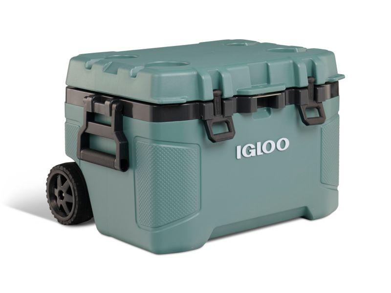 Igloo Trailmate 52 Qt Roller-Kühlbox – Passive Kühlung – 49 Liter – Grün
