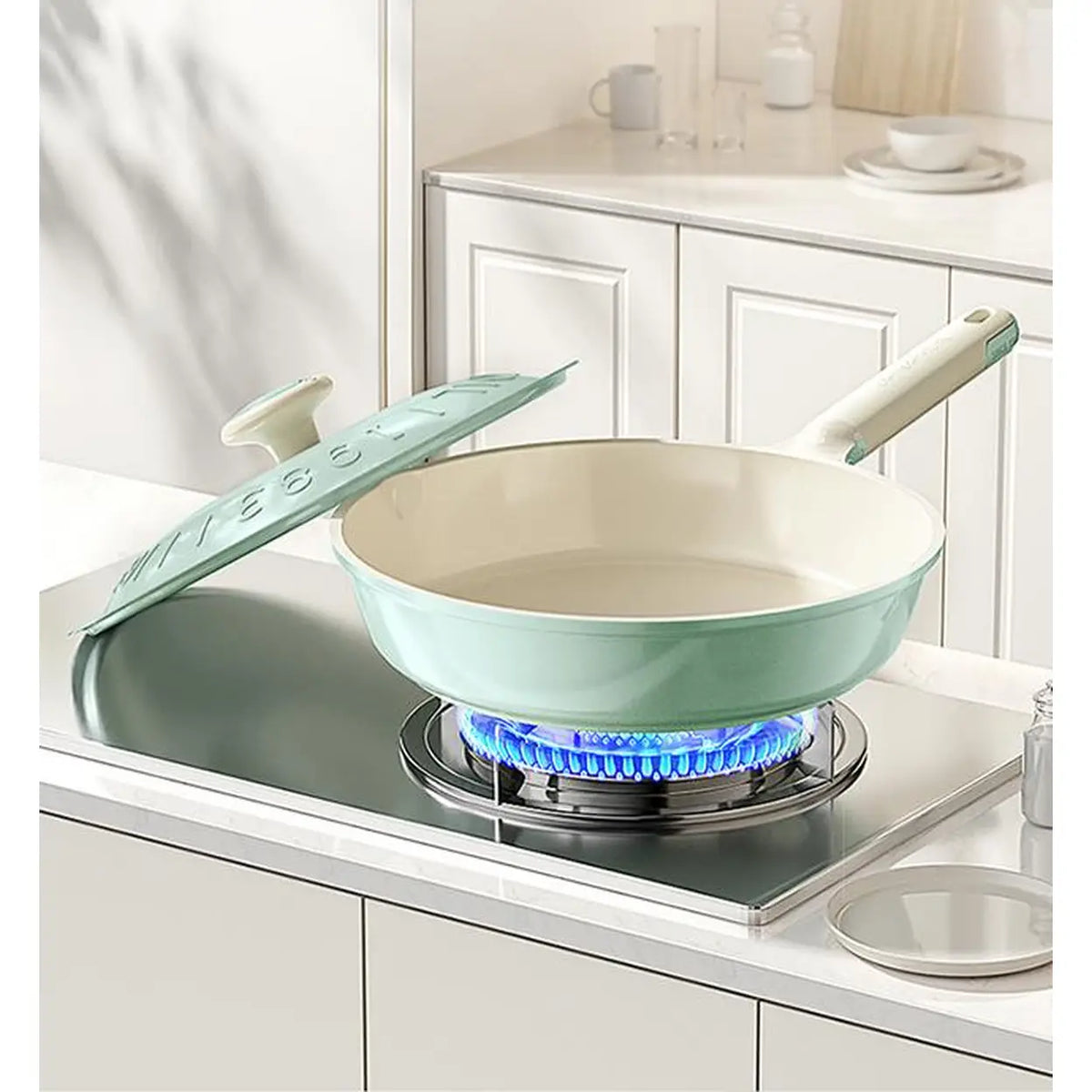 COOKER KING Bratpfanne – 24 cm – keramische Titan-Antihaftbeschichtung