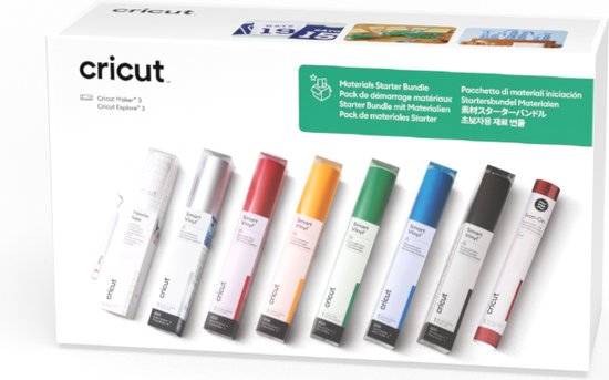 Cricut-Materialpaket für Einsteiger für Cricut Explore 3 und Cricut Maker 3
