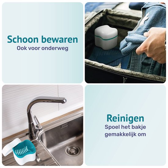 Prothesentray - Bracket-Tray - Inkl. Tropfschale - Für - Zahnspange - Zahnersatz - Prothese - Bracket-Tray - Bracket-Box - Tablett